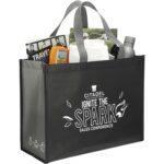 rPET Laminated Matte Shopper Tote - 2