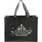 rPET Laminated Matte Shopper Tote - 4