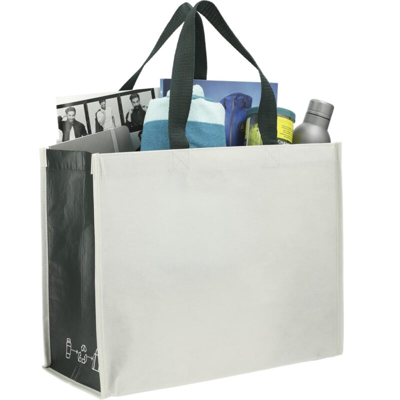rPET Laminated Matte Shopper Tote - 9