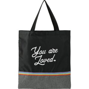 Rainbow rPET Convention Tote