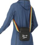 Rainbow rPET Crossbody Tote