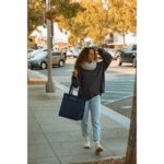 Arlo rPET Deluxe Shopper - Navy - 3