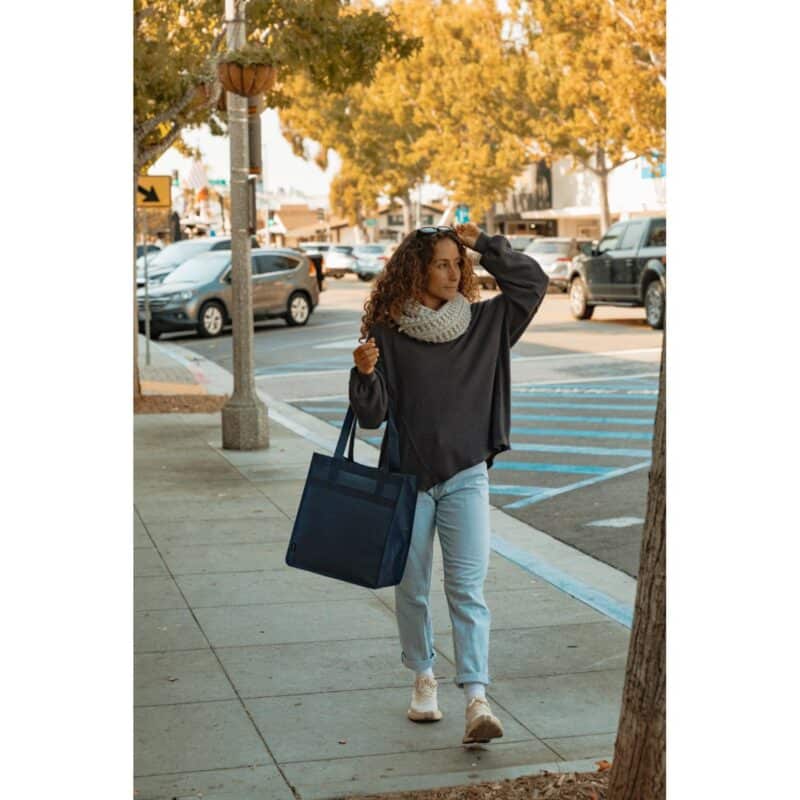 Arlo rPET Deluxe Shopper - Navy - 3