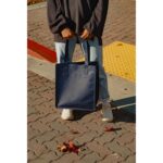 Arlo rPET Deluxe Shopper - Navy - 4