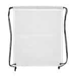 "MONVISO" 15" W x 18" H Full Color Import 210D RPET Drawstring Cinch Pack Backpack - 3