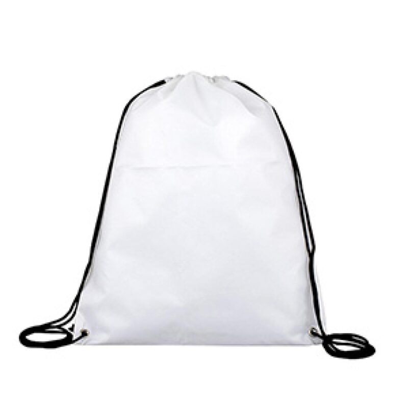 "SHASTA" 13" W x 16" H Full Color Import 210D RPET Drawstring Cinch Pack Backpack - 1