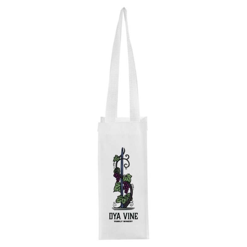 Venice Rpet Non-woven Laminated Wine Bag - 7