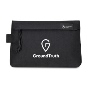 Renew AWARE™ rPET Zippered Pouch - Black
