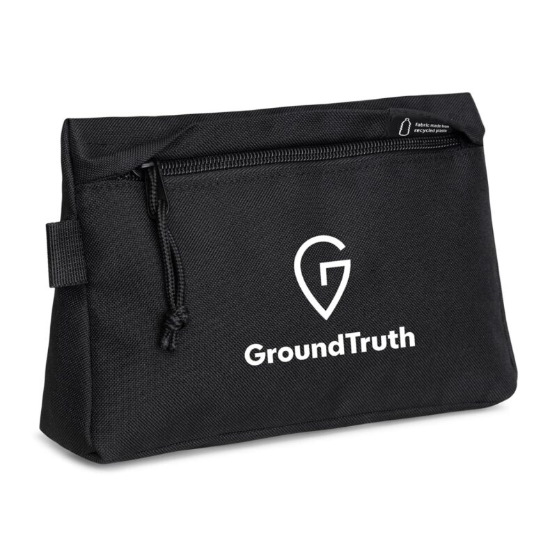 Renew AWARE™ rPET Zippered Pouch - Black - 4