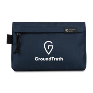 Renew AWARE™ rPET Zippered Pouch - Navy
