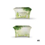 DisplaySplash 4' RPET Stretch Table Cover