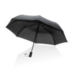21" Impact AWARE™ RPET 190T Mini Auto Open Umbrella - Black - 1