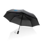 21" Impact AWARE™ RPET 190T Mini Auto Open Umbrella - Black - 3