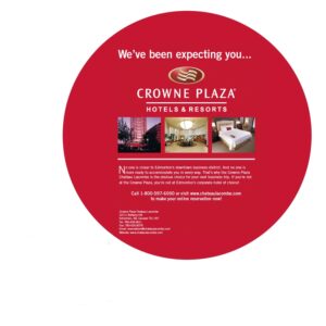 6-1/2" Washoe Circle Recycled RPET Full Color Import Air Ship Microfiber Cloth (Overseas)