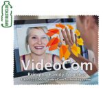 6"x 7" "Chamarel XLR" Recycled RPET Full Color Import Air Ship Microfiber Cloth & Screen