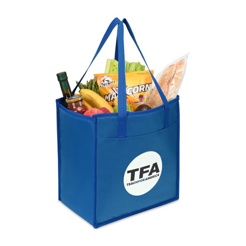 Arlo rPET Insulated Grocery Shopper - Royal Blue - 3