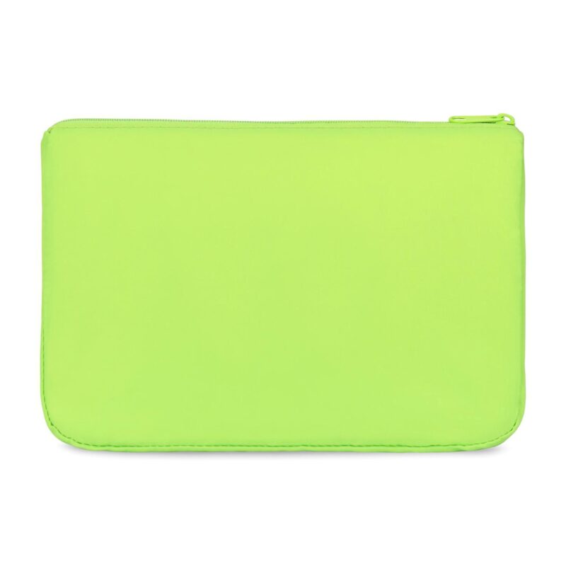 Arlo rPET Zippered Pouch - Lime Green - 2
