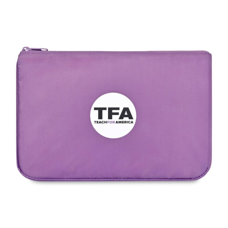 Arlo rPET Zippered Pouch - Purple