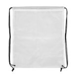 "LASSEN" 14" W x 17" H Recycled RPET Full Color Import 210D RPET Drawstring Cinch Pack Backpack - 2
