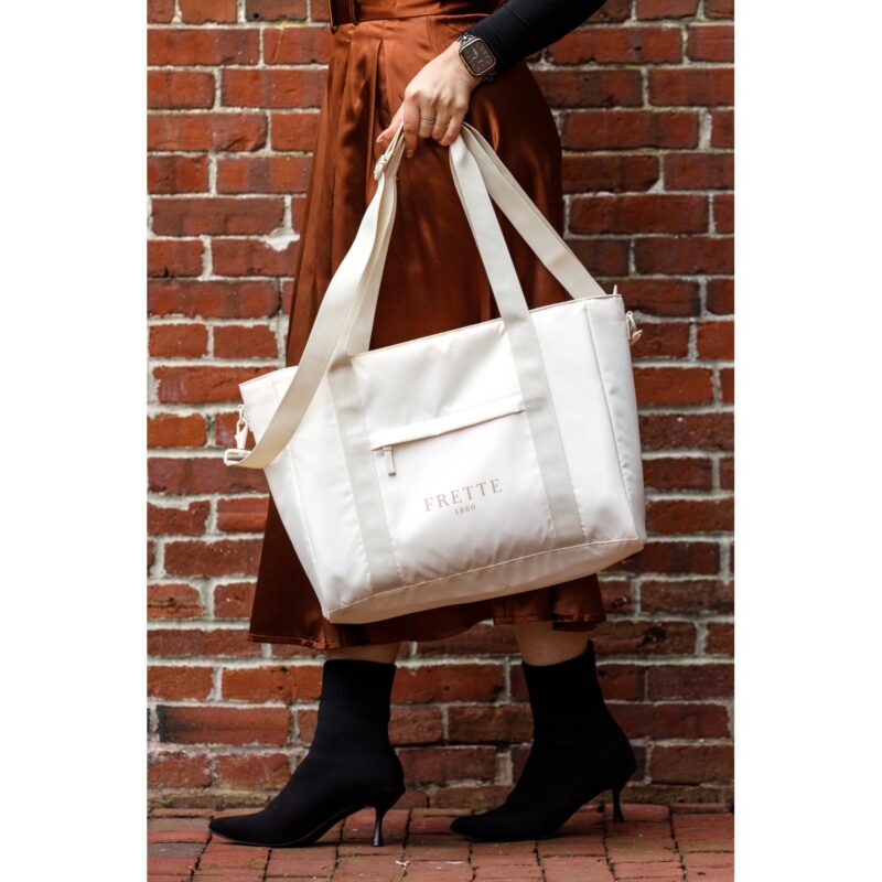 Skyler rPET Work to Weekend Laptop Tote - Birch - 5
