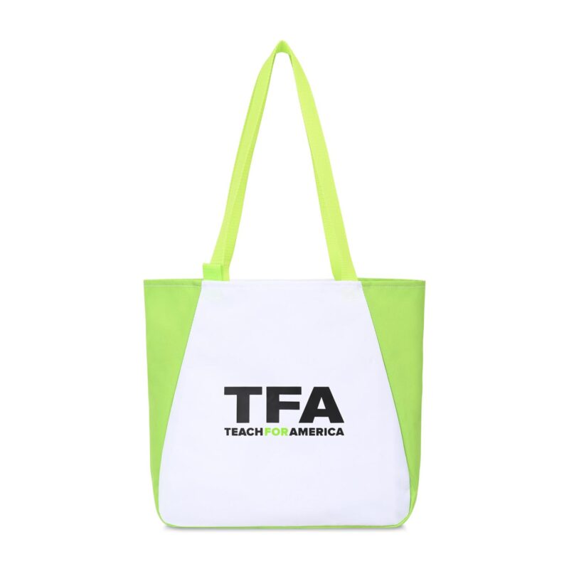 Arlo rPET Tote - Lime Green - 2