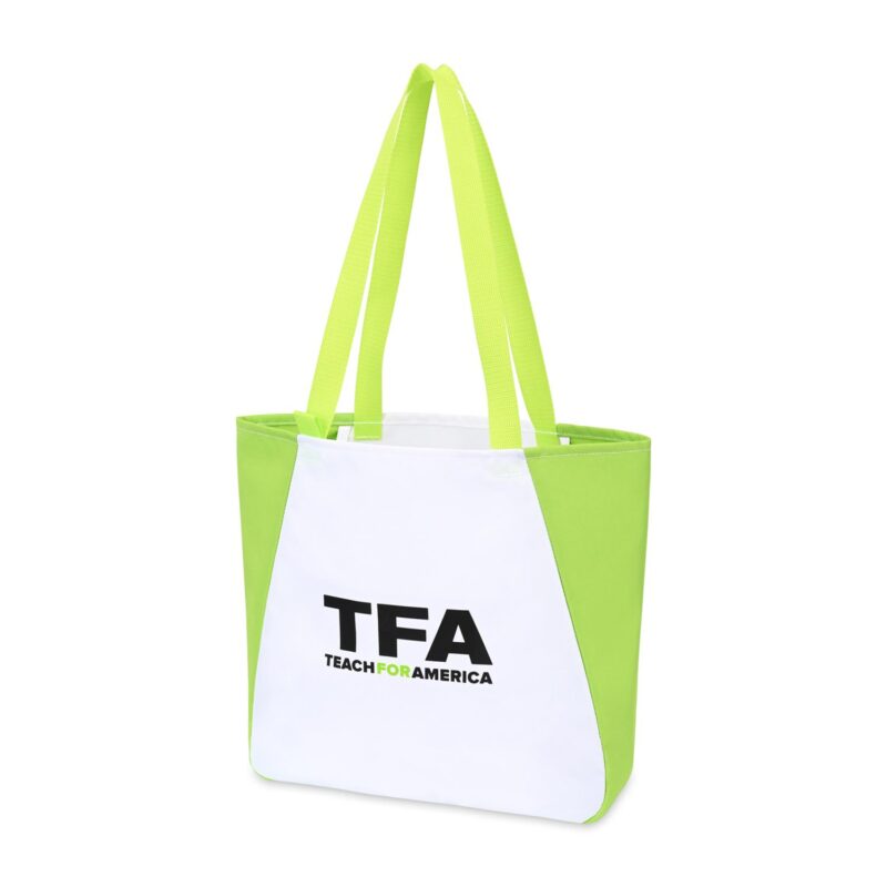 Arlo rPET Tote - Lime Green - 3