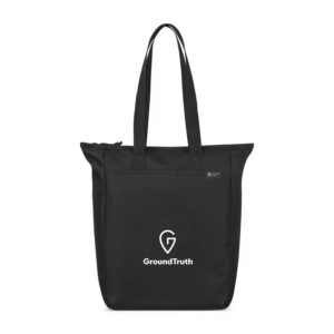 Renew AWARE™ rPET Zippered Tote - Black