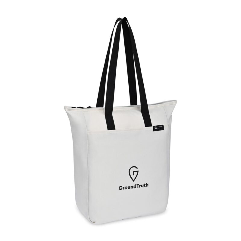 Renew AWARE™ rPET Zippered Tote - Cream - 2