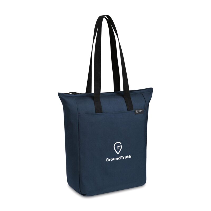 Renew AWARE™ rPET Zippered Tote - Navy - 2