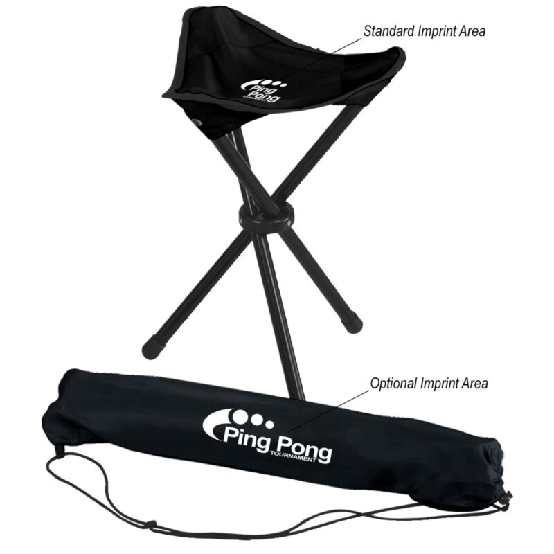 Rpet Folding Tripod Stool With Carrying Bag - 2