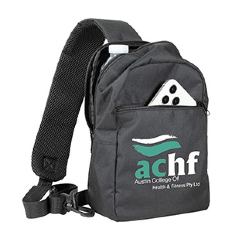 "BIG SKY" Recycled RPET Cross-Body Sling Backpack Bag - 3