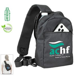 "BIG SKY" Recycled RPET Cross-Body Sling Backpack Bag