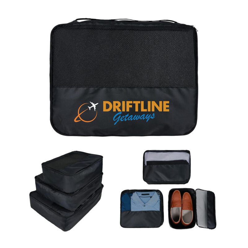 Flynn Recycled (RPET) 3-Piece Packing Cube Set