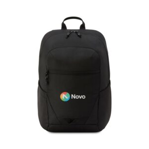 Peak Recycled rPET Laptop Backpack - Black