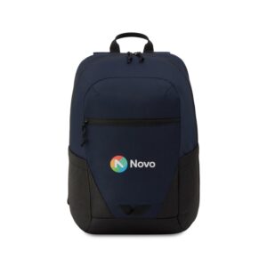 Peak Recycled rPET Laptop Backpack - Navy