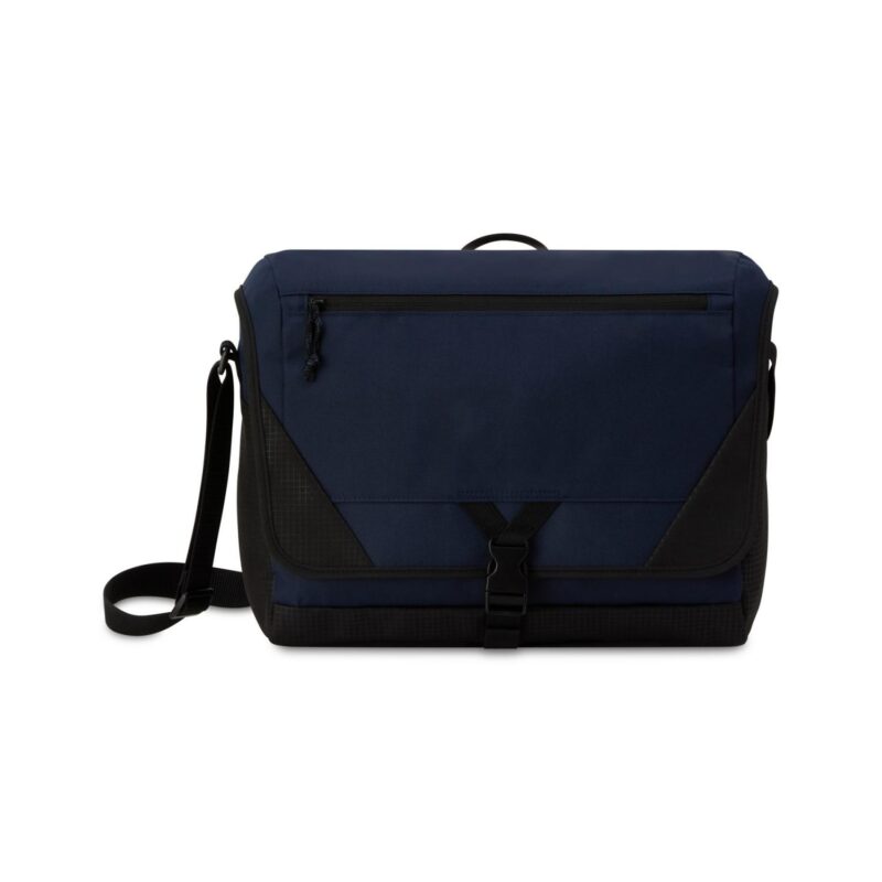 Peak Recycled rPET Laptop Messenger Bag - Navy - 1