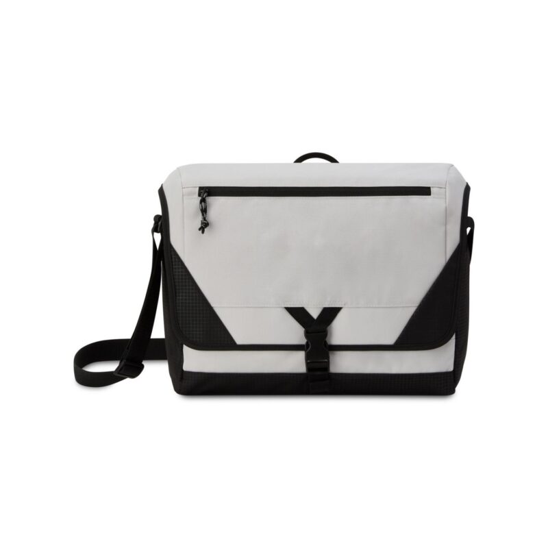 Peak Recycled rPET Laptop Messenger Bag - Quiet Grey - 1