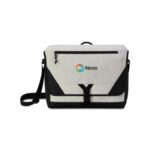 Peak Recycled rPET Laptop Messenger Bag - Quiet Grey