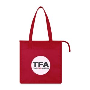 Arlo Recycled rPET Insulated Grocery Shopper - Red