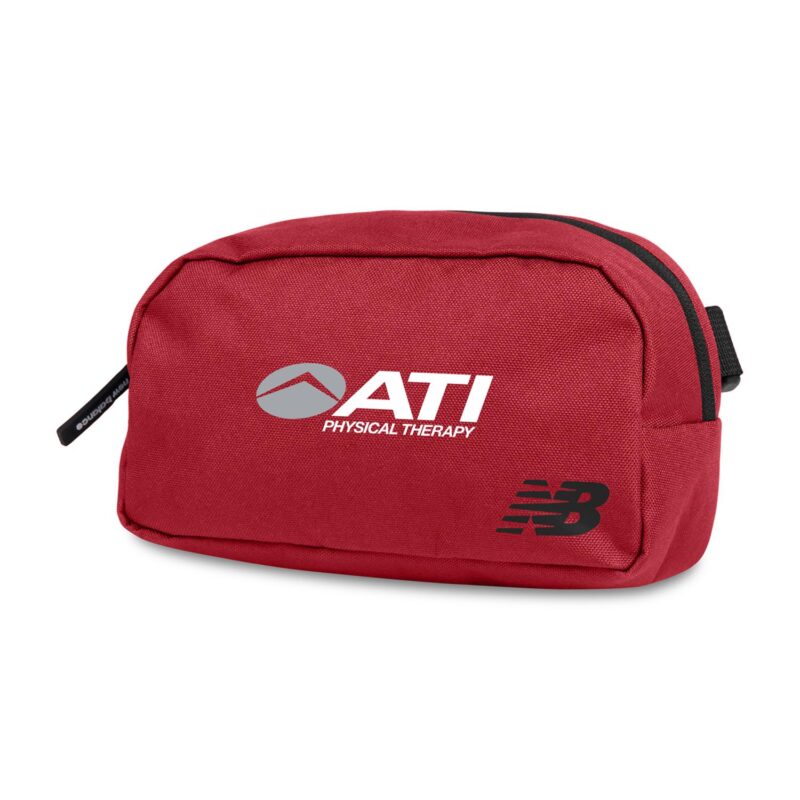 New Balance® Essentials Recycled rPET Small Waist Bag - Red - 2