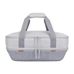 Parkview Recycled rPET Insulated Dual Food Carrier - Greystone - 3