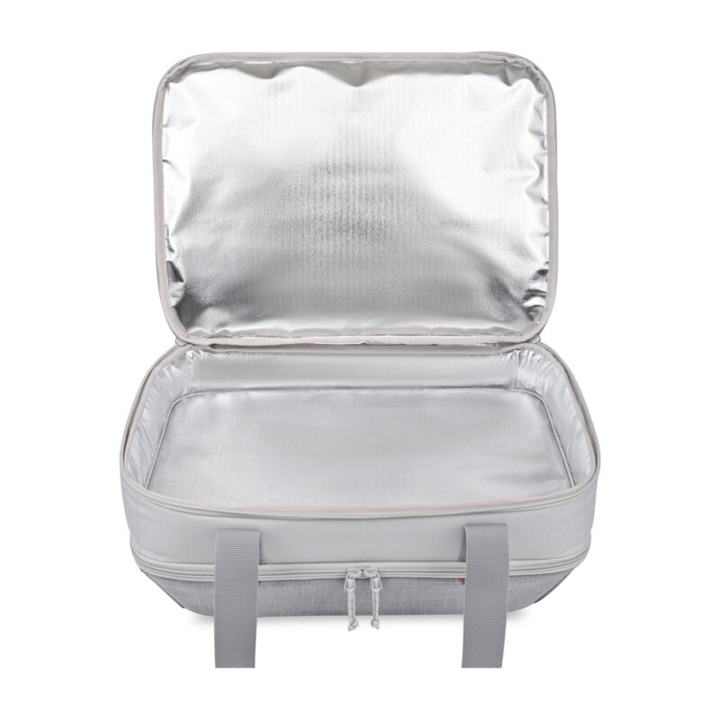 Parkview Recycled rPET Insulated Dual Food Carrier - Greystone - 9