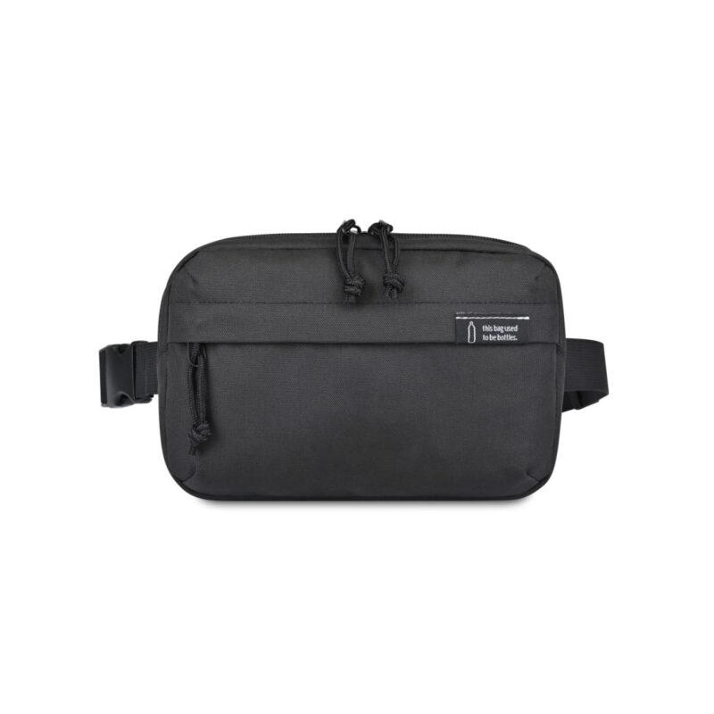 Renew Recycled rPET Waist Pack - AWARE™ - Black - 1