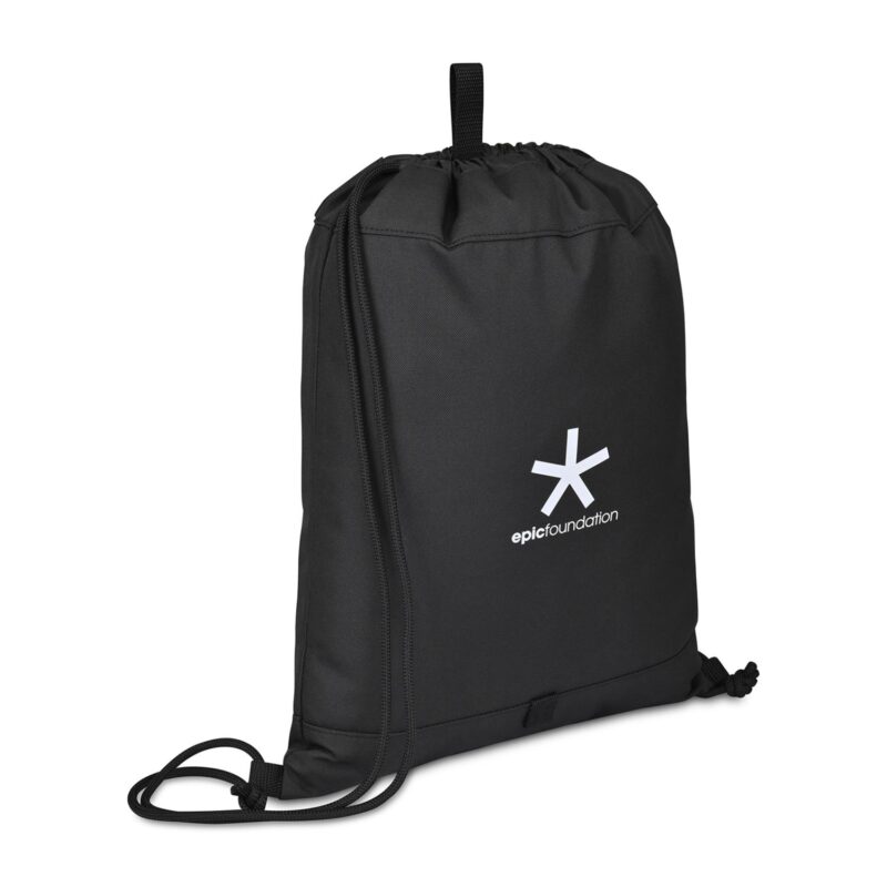 Repeat Recycled rPET Cinchpack - Black - 2