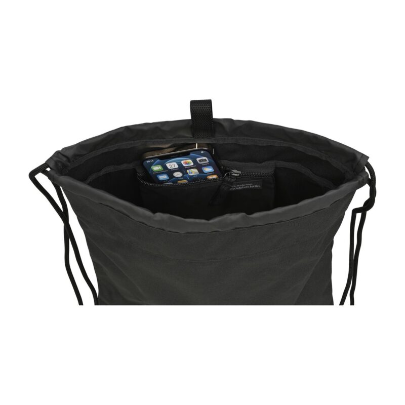 Repeat Recycled rPET Cinchpack - Black - 3