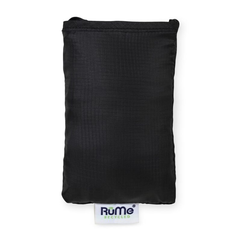 RuMe® Recycled Ripstop rPET Medium Tote - Black - 4