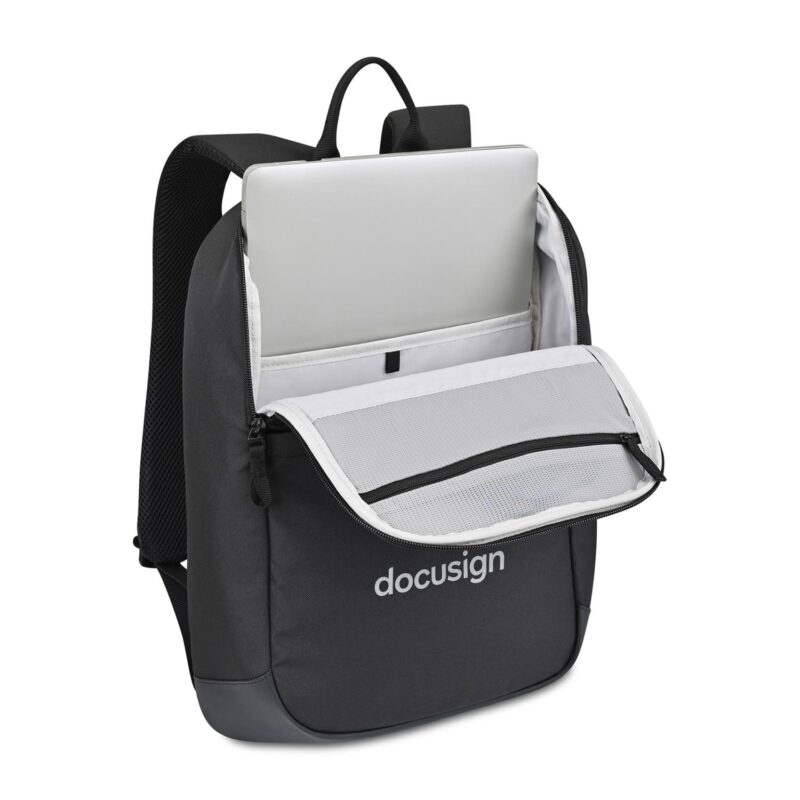Transit Recycled rPET Laptop Slim Backpack - Black - 2