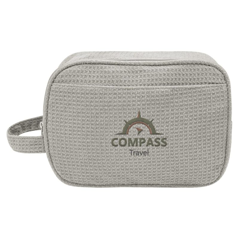 Finley Rpet Waffle Knit Toiletry Bag - 2