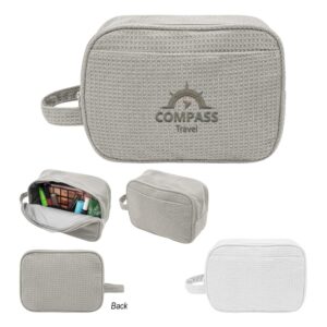 Finley Rpet Waffle Knit Toiletry Bag