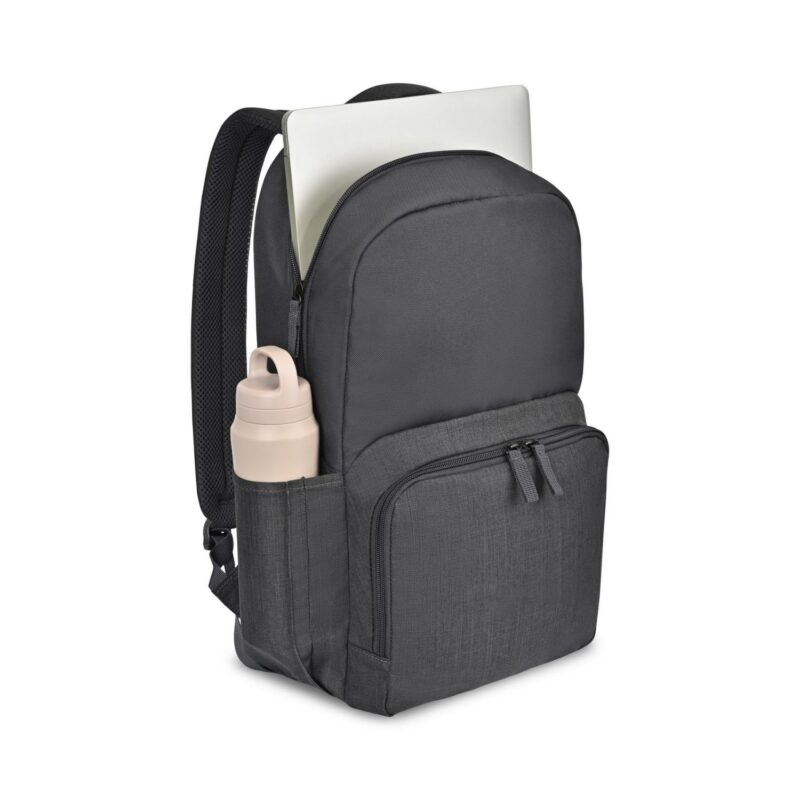 Fletcher Recycled rPET Laptop Backpack - Black Sand - 4